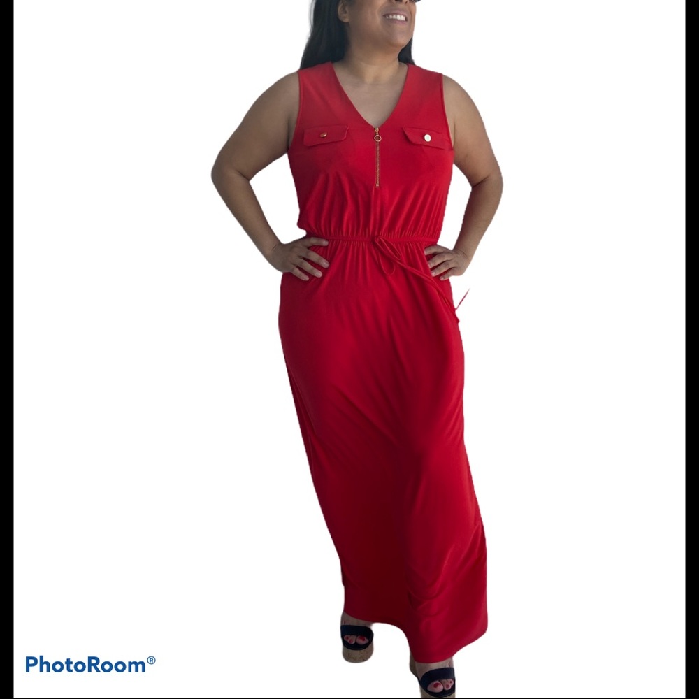 NEW Emma & Michele Red Maxi Dress